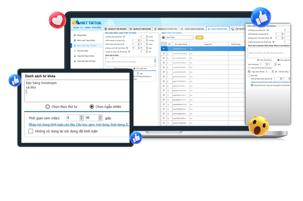 MKT TikPro Software – TikTok Marketing Automation Feature 5