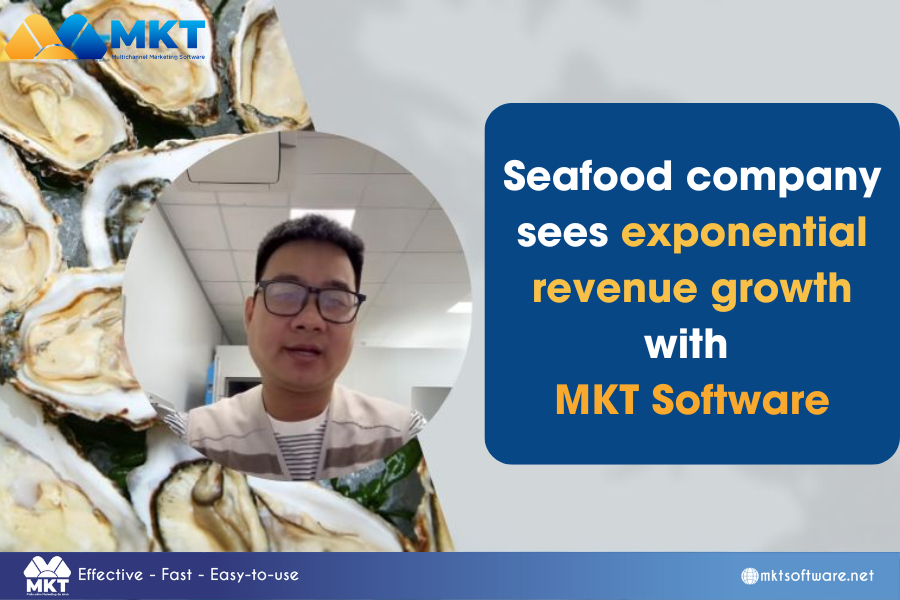 MKT software propels Seafood to unprecedented revenue growth. Seafood company Seafood sees exponential revenue growth with MKT Software