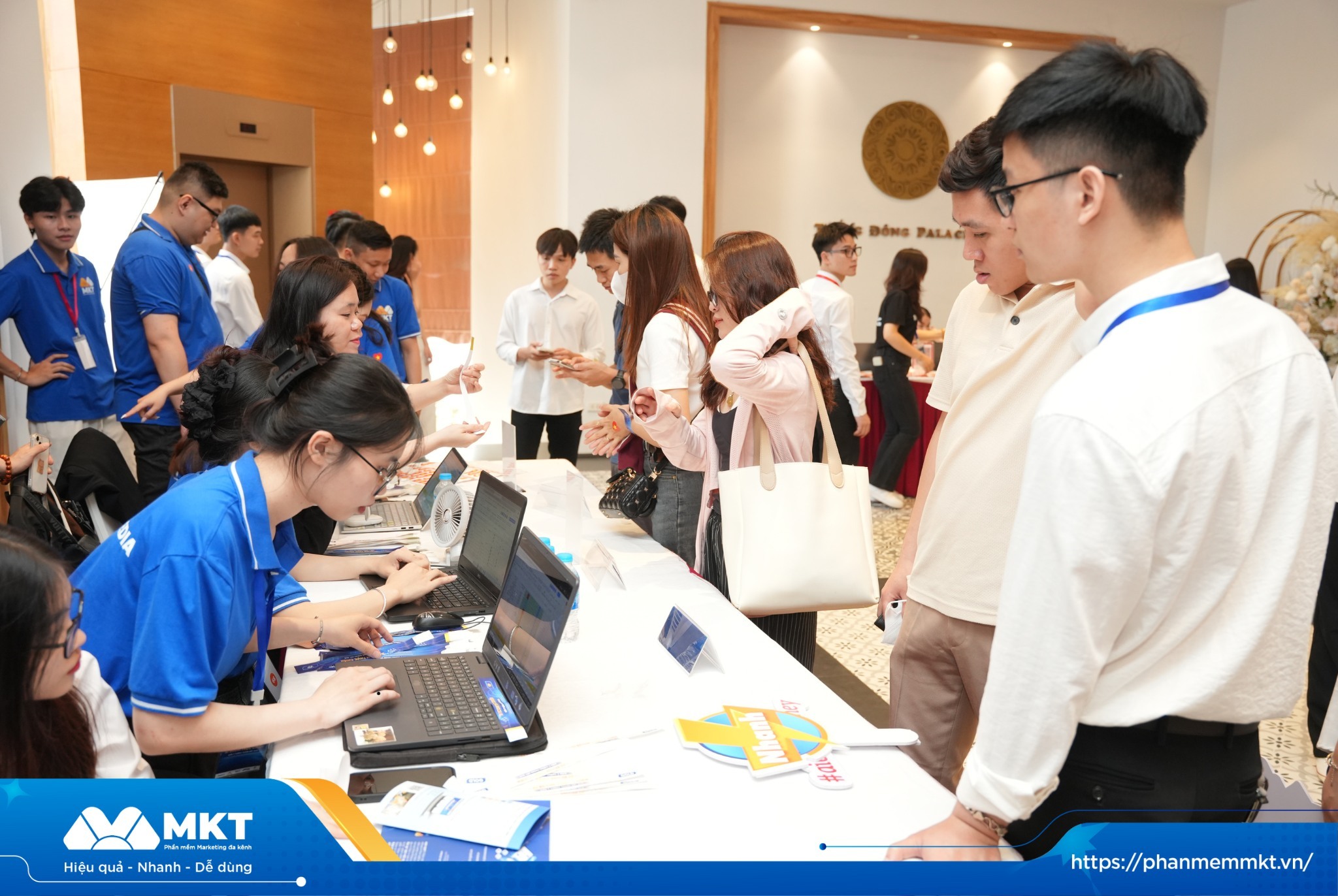 A large number of attendees checked in at the AI ECOM IN ACTION event.