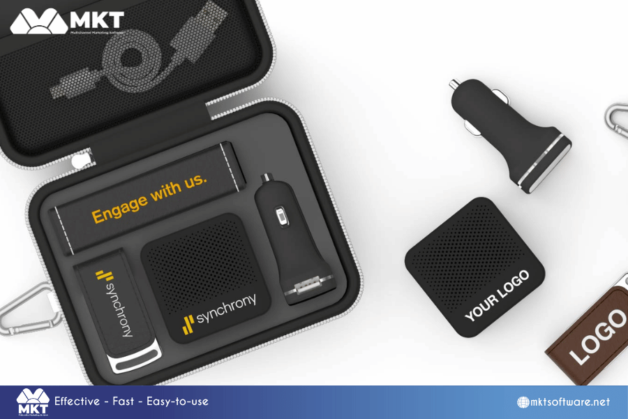 Customized corporate logo wireless earbuds and charger set 9+ Best Christmas gift ideas for business partners
