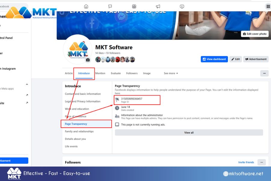 How to find your Facebook Page ID