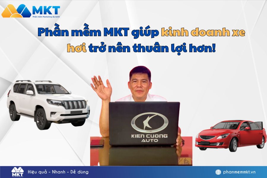Marketing Software (MKT) makes car sales easier!
