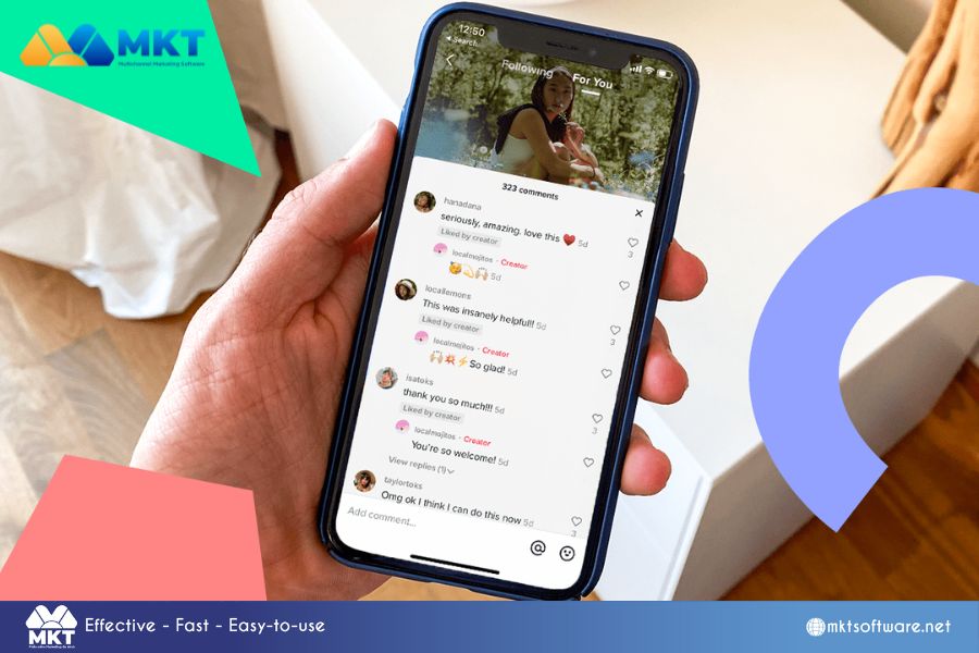 What is auto comment on Tiktok?