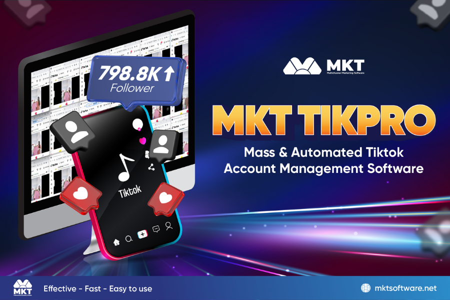 Best mass upload TikTok tool - MKT TikPro