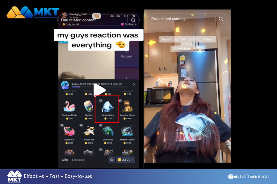 Whale Diving gift Uncover How Much Are TikTok Gifts Worth Whale: Is It Really Worth the Hype?