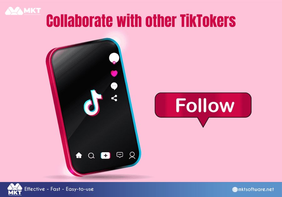 Collaborate with other TikTokers