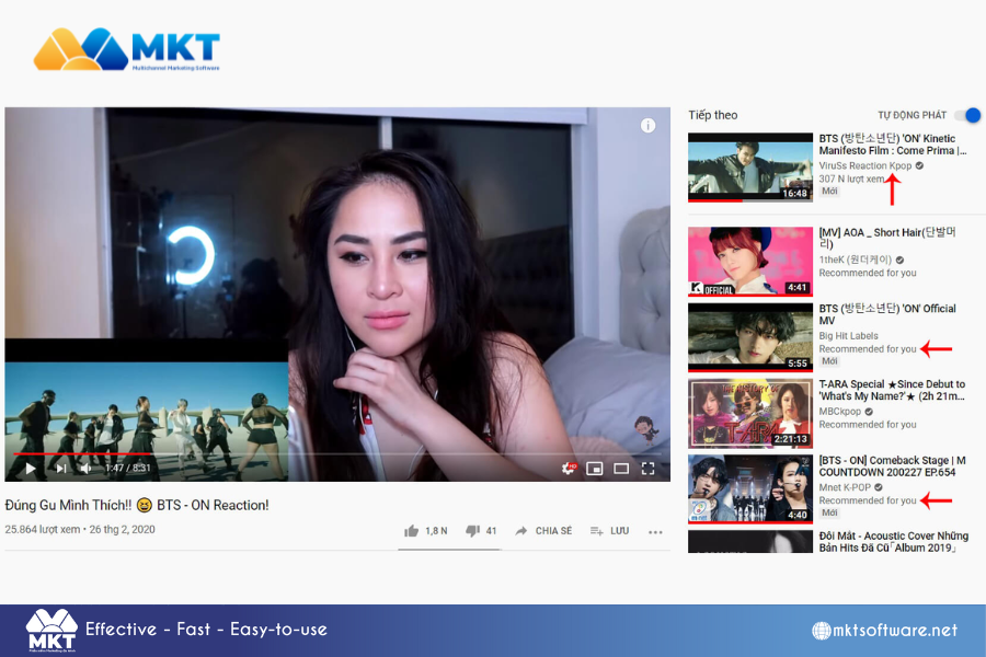 A large of reaction video MV On of BTS recommended How To Get Your Videos Recommended On YouTube: 7 Proven Strategies