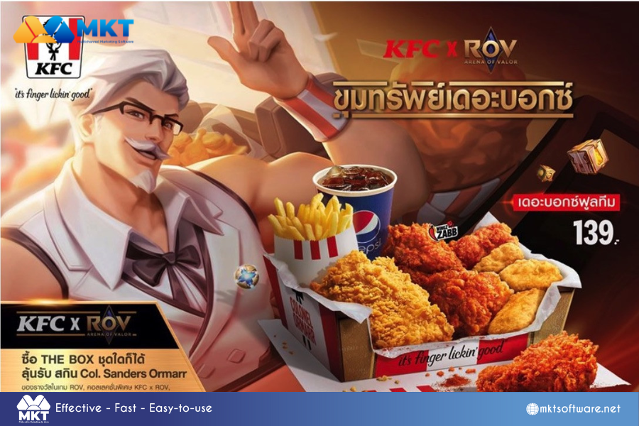 KFC X Rov designs characters based on the brand 10 innovative marketing game ideas: Lessons from 10 successful brand campaigns