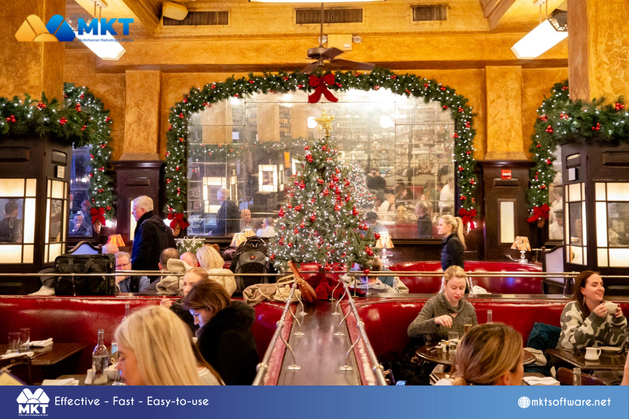 Dazzling Holiday Makeovers: 6 Restaurant christmas decoration ideas