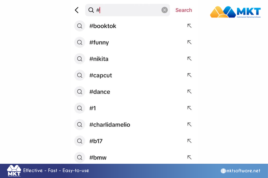 Use relevant keywords and hashtags 8 steps of TikTok SEO optimization process on search engines