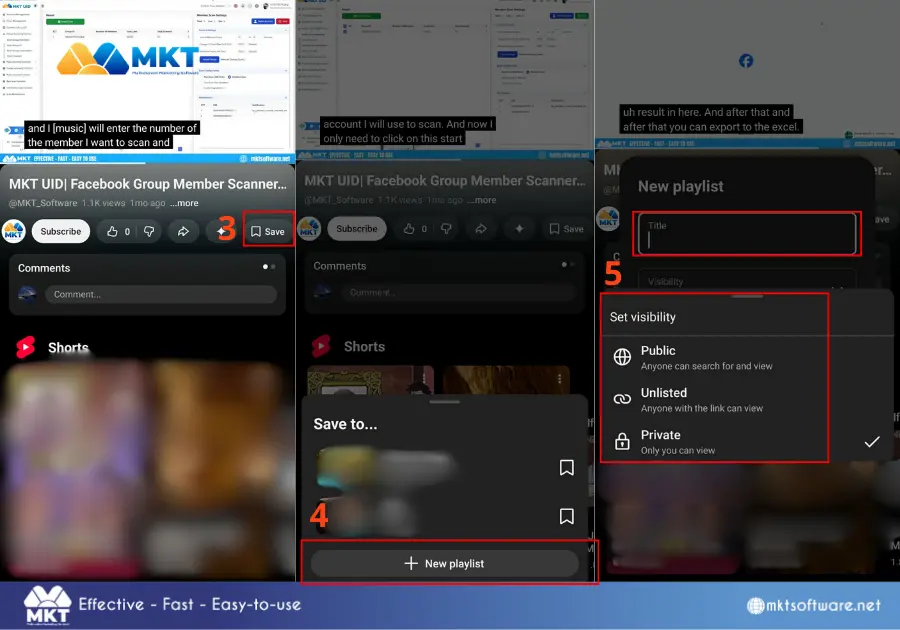 How to make a playlist on YouTube mobile How to make a playlist on YouTube mobile