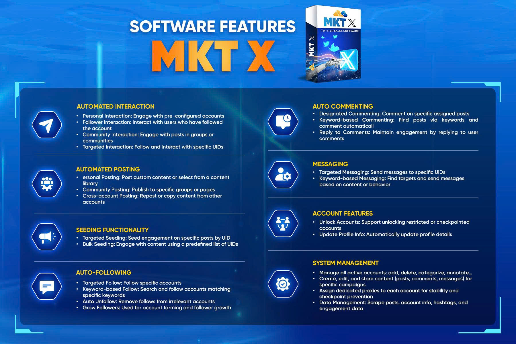 Utilize nurturing tools like MKT X