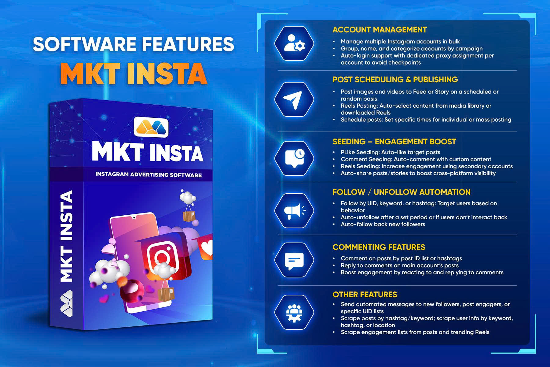 Utilize nurturing tools like MKT Insta