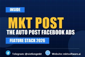 Auto Post Facebook Ads hero banner with MKT Post in 2026