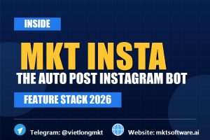 Auto post Instagram bot hero banner with MKT Insta in 2026
