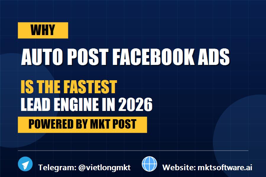Auto post Facebook Ads pitch banner powered by MKT Post