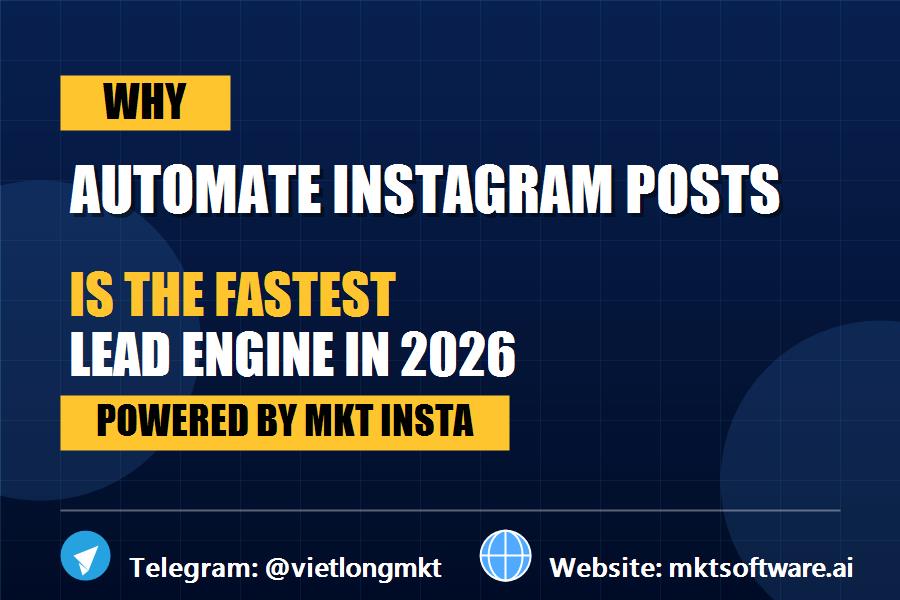Automate Instagram Posts pitch banner powered by MKT Insta