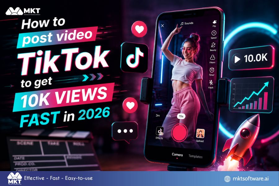 How to post video TikTok to get 10k views fast in 2026