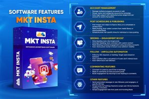 MKT Insta Instagram automation software features