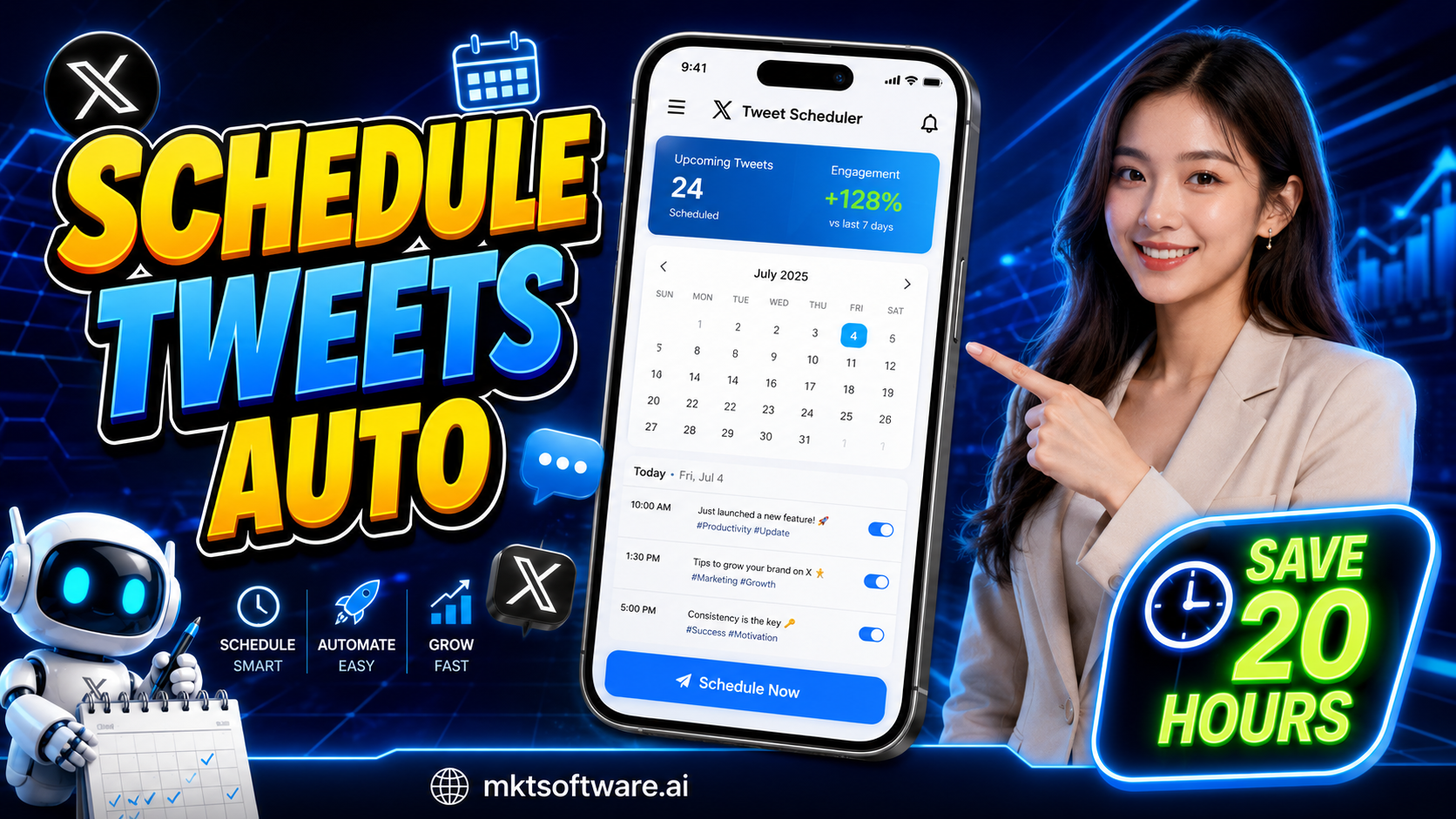 schedule Twitter posts automatically in 2026